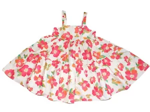 NWT GIRLS size 8 DRESSY PINK BOHEMIAN BIG FLOWER SUMMER SUNDRESS - Picture 1 of 4