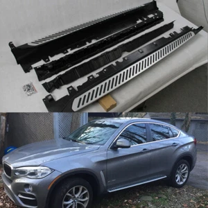 Running Board Side Step Pedals Nerf Bar fits for BMW X6 2015 2016 2017 2018 2019 - Picture 1 of 12