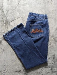 Pantalones de mezclilla para mujer vintage Anchor Blue Hottie acampanados talla 13 hechos en EE. UU. - Imagen 1 de 15