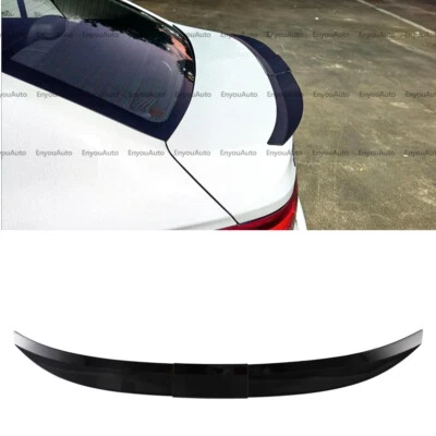 For Mercedes-Benz S450 S500 Adjustable Rear Spoiler Trunk Tail Wing Black - Image 1 of 4