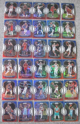 Lote de 30 tarjetas NBA PANINI PRIZM PRIZMS 2020-21 ROJO BLANCO AZUL Smart/Ball/Iverson... Foto 1 de 4