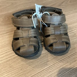 Kleinkind Jungen Hershel Sandalen braun - Katze & Jack - Größe 5 neu mit Etikett - Bild 1 von 3