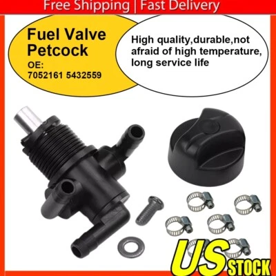 3-Way Fuel Shut Off Valve Petcock For 2000-2002 Polaris Xpedition 325 425 4X4 A - Image 1 of 4