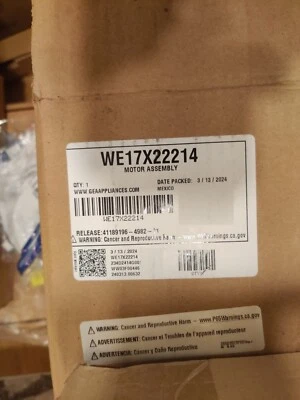 Motor de accionamiento de secadora GE OEM Foto 1 de 2