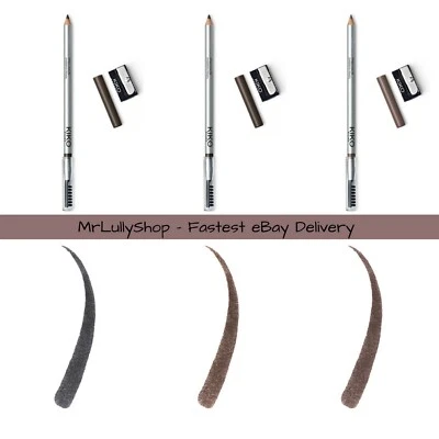 Kiko Precision Eyebrow Pencil Micro Precision Separator Brush + Sharpener BNIB - Image 1 of 2
