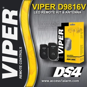 Viper D9816V DS3 DS3+ DS4 DS4+ DS4V DS4VP 2-Way LED 1-Mile Remote Control Kit - Picture 1 of 3