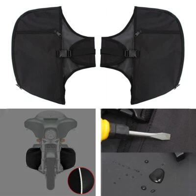 Soft Lowers Chaps Leg Warmer Bag For Harley Touring Street Glide Trike 1980-2022 - Image 1 of 4