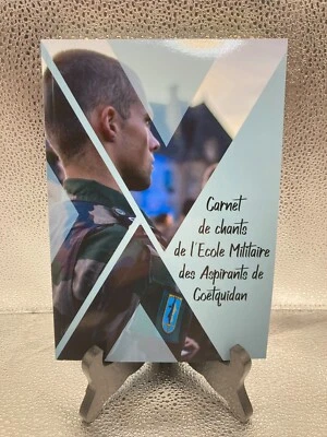 Carnet de Chants Ecole Militaire des Aspirants de Coëtquidan EMAC EOR 4e BAT Off - Photo 1/4