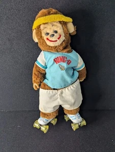 Vintage Ringo Roller Skating Chimp Monkey 1985 Music & Skates - Picture 1 of 7