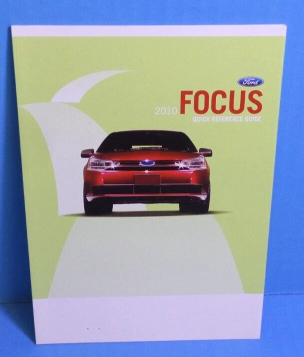 10 2010 Ford Focus owners manual reference guide - Image 1 of 1