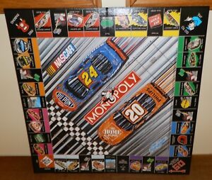 Monopoly NASCAR Game BOARD Replacement 