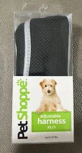 2-Pack Petshoppe Adjustable Mesh Dog Harness XS/S up to 25 lbs Black - Picture 1 of 2