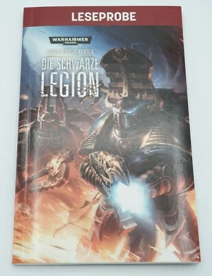 Warhammer 40k La Legión Negra muestra de lectura alemán Foto 1 de 2