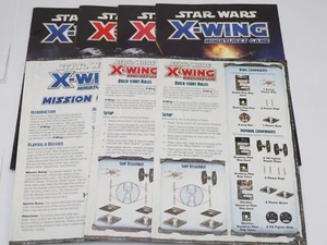 FANTASY FLIGHT STAR WARS X-WING RULES BOOKLETS X 7. BLUE 1007 - Picture 1 of 1