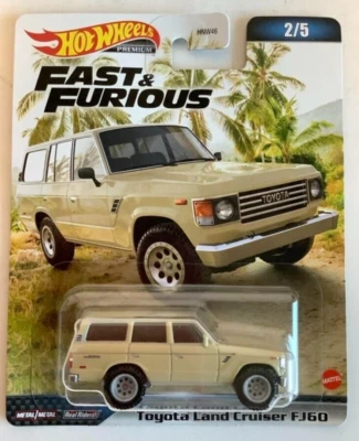 NEW Hot Wheels Premium Fast & Furious TOYOTA LAND CRUISER FJ60 1:64 Diecast 2/5 - Image 1 of 3