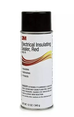 Sellador aislante eléctrico 3M, rojo 12 oz. lata pulverizadora Foto 1 de 2