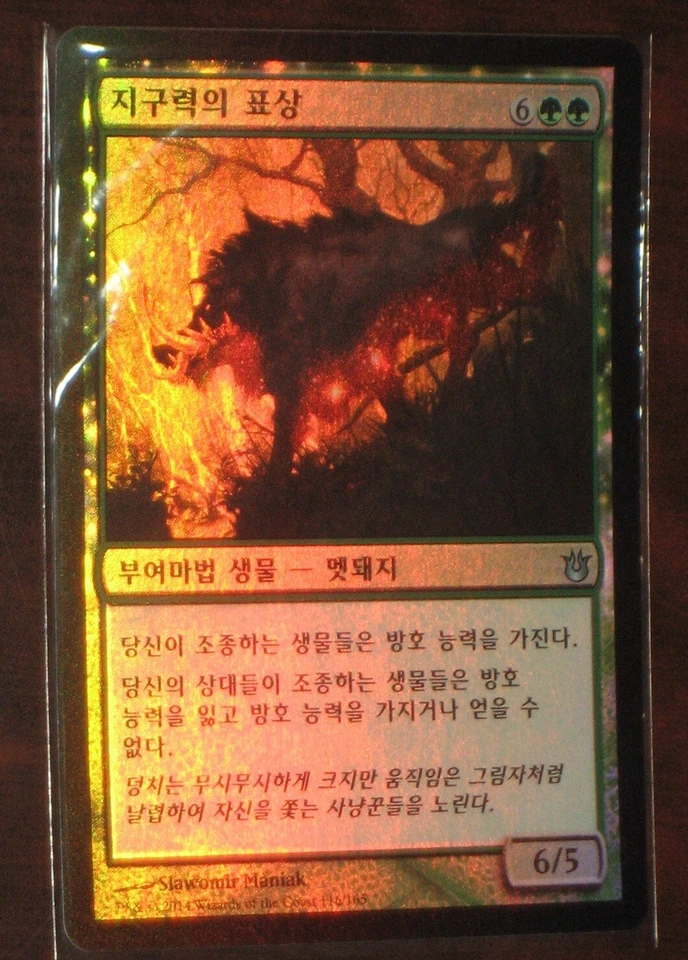 (Foil) [NM] MTG Korean, Born of the Gods, 1 x Archetype of Endurance - Image 1 of 1