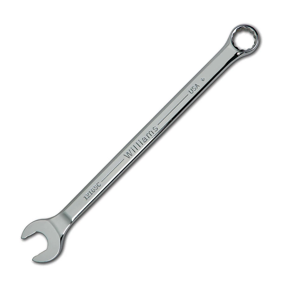 JH WILLIAMS 1218SC SUPERCOMBO® 9/16" 12 Point Hi-Polished Chrome Wrench Williams USA
