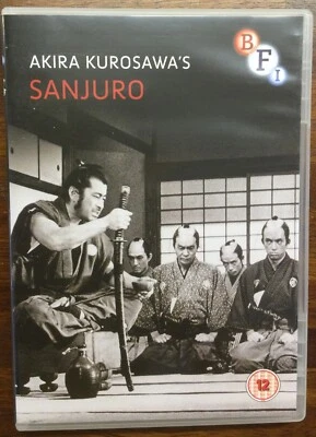 KUROSAWA's Samurai Drama SANJURO 1962:BFI Remastered Edition ~ R2 DVD: Like New - Image 1 of 4