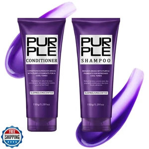 Lila Shampoo und Conditioner Set für Blond, Silber, Braun, Gebleicht, Highl - Bild 1 von 5