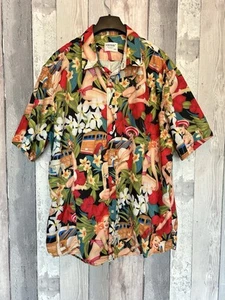 Tunevuse Men's Hawaiian Short Sleeve Shirt Hula Pin Up Girls Regular Fit XXL - Picture 1 of 8