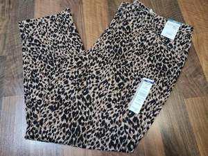 BRAND NEW WOMEN'S SIZE 20W PETITE TERRA & SKY STRAIGHT LEG Leopard JEANS  - Picture 1 of 11