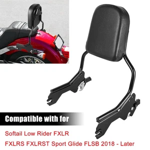 for Harley Softail FXLR FXLRS FXLRST 2018-2023 Rear Passenger Backrest Sissy Bar - Imagen 1 de 7