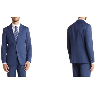 Chaqueta Traje Original Pingüino Mezcla Lana Azul 40R Foto 1 de 4