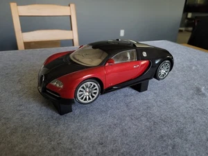 AUTOart Bugatti EB 16.4 Veyron Production Car Black/Red 1:18 Scale Diecast Model - Picture 1 of 4