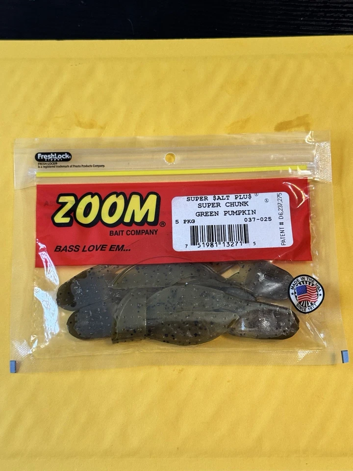 Zoom Super Chunk 3 1/2” Super Salt Plus Calabaza Verde Foto 1 de 3