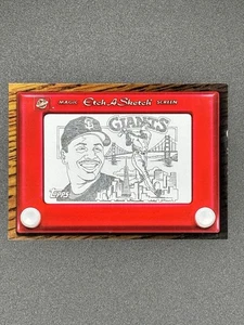 Topps Etch A Barry Bonds 1998 #ES2 Sketch Giants - Imagen 1 de 2