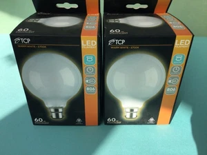 2 x TCP LED 7W Filamento B22/BC, 806 Lúmenes, Bombillas Bayoneta - Imagen 1 de 3