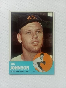 Topps Baseball 1963 - #352 Ken Johnson - Imagen 1 de 2