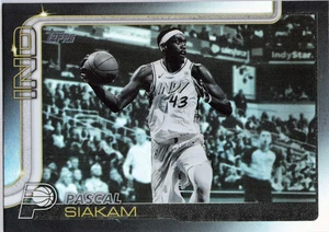 Baloncesto Topps Pascal Siakam (#53) 2025-2026 [Blackout Parallel] - Imagen 1 de 2