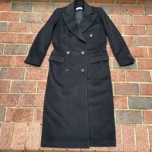 Vintage Calvin Klein 100% Merino Wool Coat Women's Size small Union Made USA - Picture 1 of 8