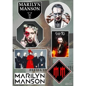 Marilyn Manson Sticker Pack | Antichrist Superstar Mechanical Animals Holy Wood - Picture 1 of 1