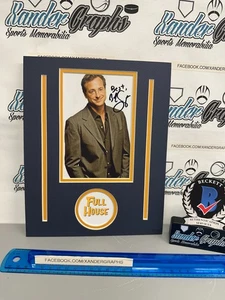 BOB SAGET FULL HOUSE SIGNED AUTOGRAPHED 4x6 PHOTOGRAPH MATTED 8x10-BECKETT BAS - Picture 1 of 9