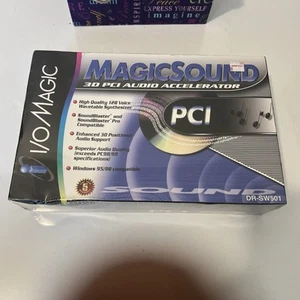 Carte son I/O MagicSound PCI DR-SW501 produit vintage et rare - scellée en usine - Photo 1/9
