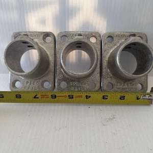 Set Of 3 , Speed Rail , 1 5/8 Inch, Cast Aluminum , Flush Mount . - Picture 1 of 6