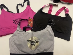 3 X Sports Bras Bnwt Uk 8-10 - Picture 1 of 4