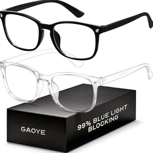 Gaming Glasses • Blue Light Blocking Computer Screen Glasses | Anti Fatigue &... - Picture 1 of 6