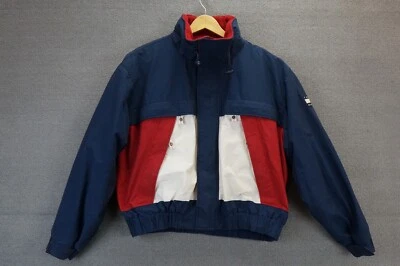 Vintage Tommy Hilfiger Jacket Big Flag Fleece Lined Coat Men’s XL 90s - Image 1 of 4