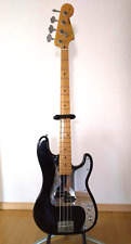Moon Rising Special PB Precision Type Black w/Hard Case Used Bass F/S From Japan