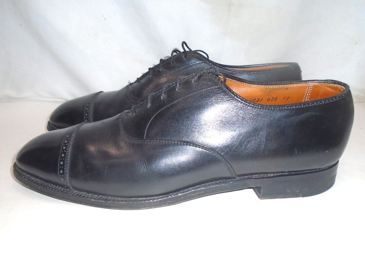 Alden 901 Men's Black Leather Oxford Shoes Cap Toe Size 12 B Alden 901 Men's Black Leather Oxford Shoes Cap Toe Size 12 B
