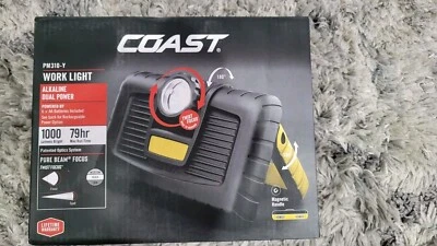Coast 3.7-Watt LED Black Battery-operated Rechargeable Portable Work Light NEW - Image 1 of 3