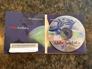 Adobe Acrobat 4.0 Original Disc in Package - for Windows NICE - Picture 1 of 5