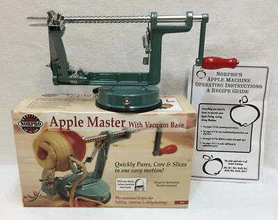 Pelador y rebanador de manzanas Norpro Apple Master Parer con base de vacío #866 Foto 1 de 4