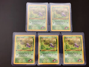 Koga's Ekans 77/132 1st Edition NM Gym Challenge Non-Holo Pokemon Card - Picture 1 of 8