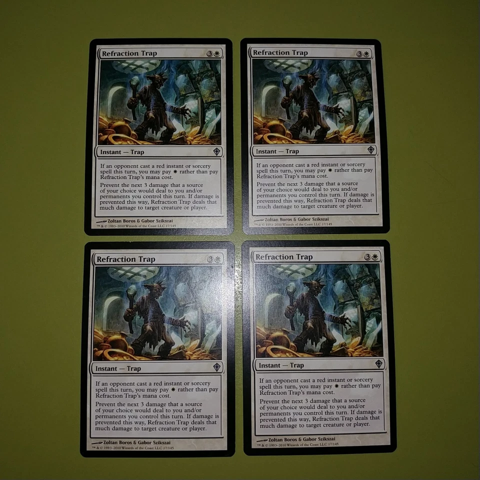 Refraction Trap x4 Worldwake 4x Playset Magic the Gathering MTG  - Image 1 of 1