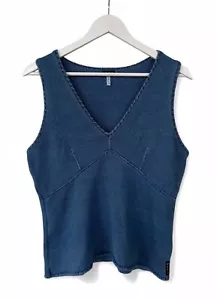 Vtg Armani Jeans Ladies Knit Top Size 12 - Picture 1 of 6